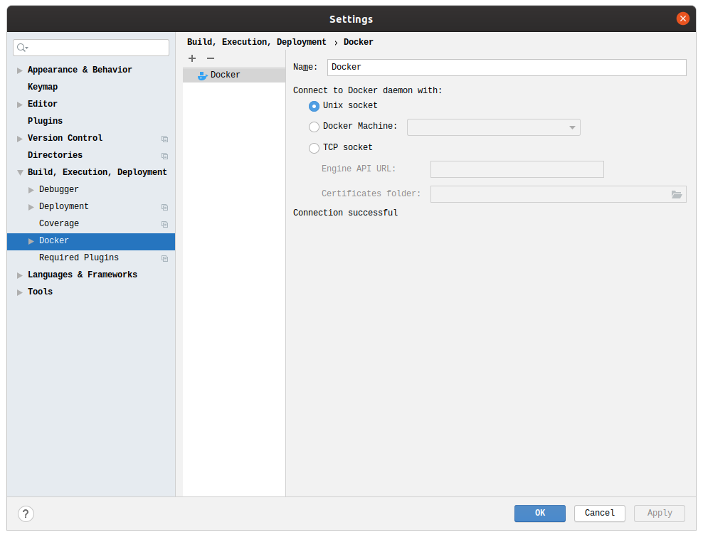 phpstorm docker phpunit